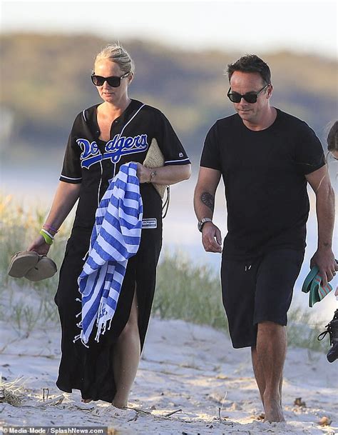 Ant Mcpartlin And Wife Anne Marie Take An Afternoon Stroll On Beach Ahead Of Im A Celeb Launch