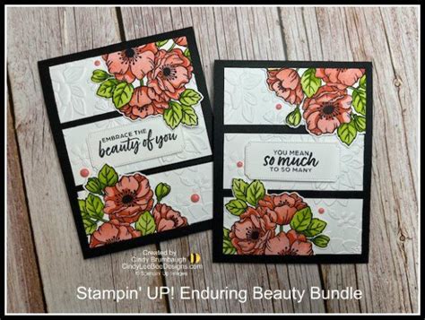 Stampin Up Enduring Beauty Bundle Video Tutorial In 2024 Stampin Up