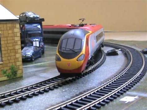 Hornby pendolino train - YouTube