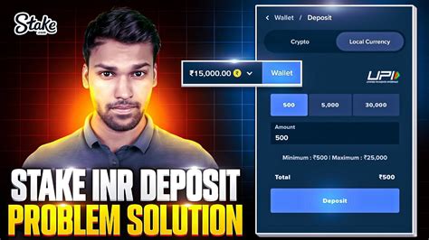 How To Deposit Inr On Stake Stake Inr Deposit Problem Solution Youtube