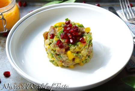 Fruity and Spicy Tuna Tartare – Narin's World of Taste