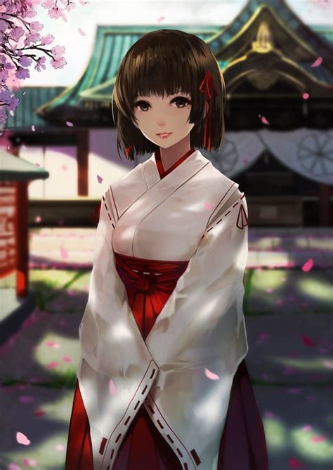 Cute Anime Girl Short Hair Wallpaper Neofotografi