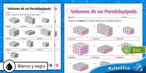 volumen cubo paralelepípedo calcular volúmenes figuras 3D