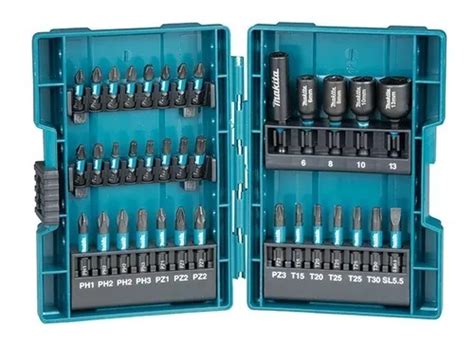 Set De Puntas Y Dados 35pzas Impact Black B 66880 Makita