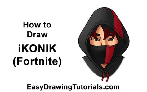 How to Draw Ikonik (Fortnite) with Step-by-Step Pictures