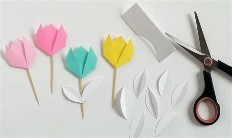 Tulipani Origami Per Una Tavola In Fiore Casafacile