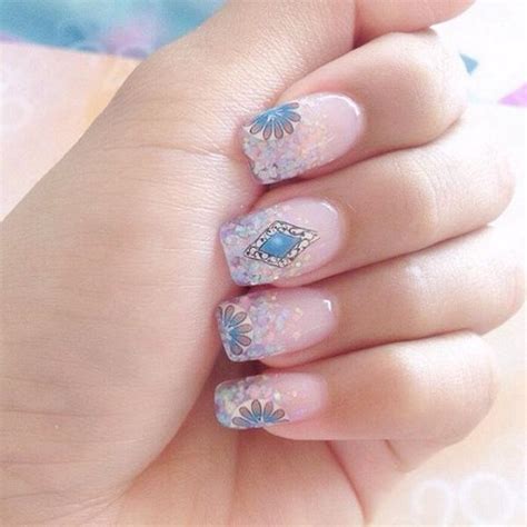 50 Flower Nail Art Designs | Art and Design