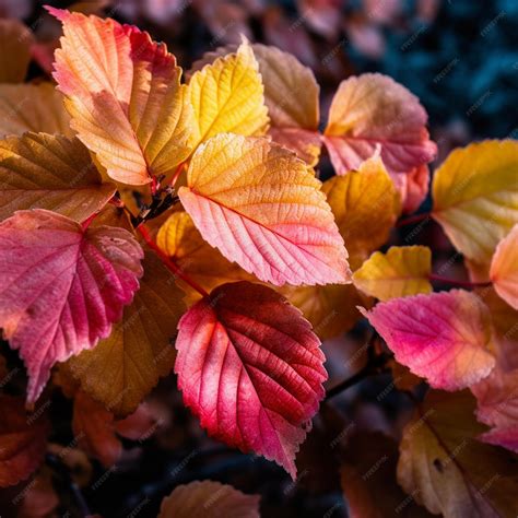 Premium Photo | Colorful leaves wallpaper hd