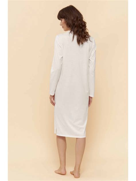 Feraud Long Sleeved Cotton Nightgown