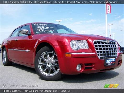 Inferno Red Crystal Pearl 2006 Chrysler 300 C Hemi Heritage Editon