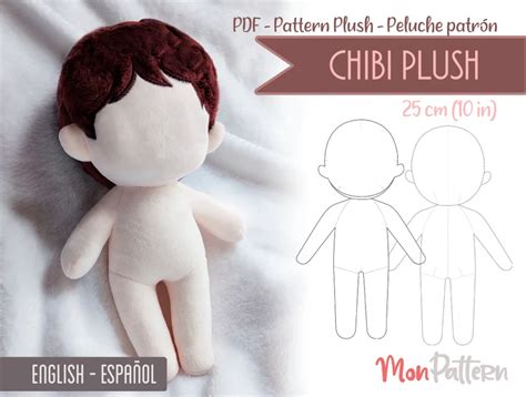 Short Chibi Standing Ver Pdf Sewing Pattern Spanish English