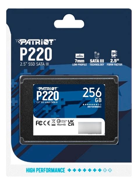 Disco Solido Ssd Interno Patriot P220 256gb 2 5 Sata 3 Pcreg PC