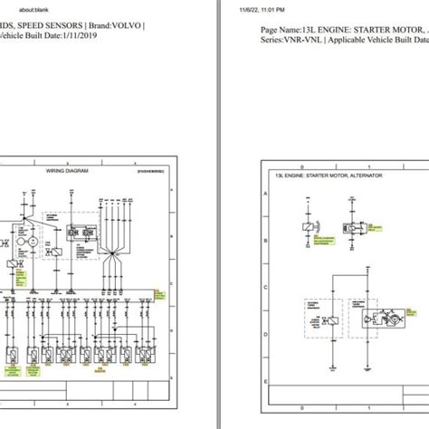 Volvo Truck Vnr Vnl 2021 Series Wiring Diagram