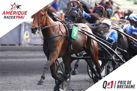 Pronostic Quinté PMU Prix de Bretagne Amérique Races Q1 Gr II