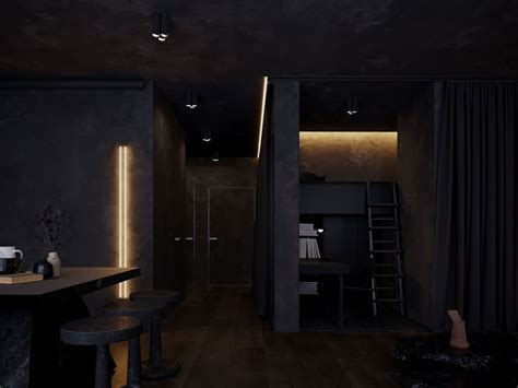 Black Apartment Behance