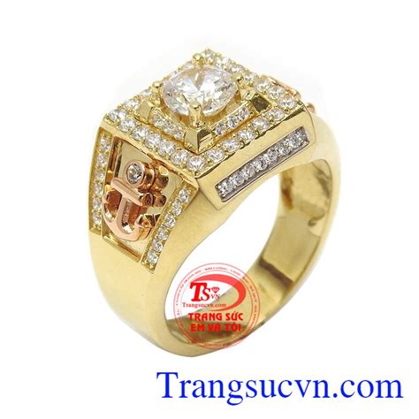 Nhẫn Nam Vàng Tây - Nhẫn Nam Đẹp - TRANG SỨC NAM - TRANGSUCVN.COM