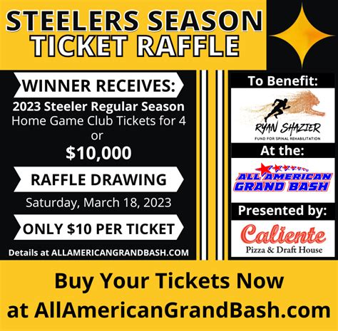 Steelers Raffle All American Grand Bash