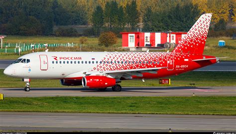 RA 89134 Rossiya Russian Airlines Sukhoi Superjet 100 95B Photo By