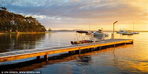 Wangi Point Jetty At Sunrise Photos Wangi Wangi Lake Macquarie Nsw