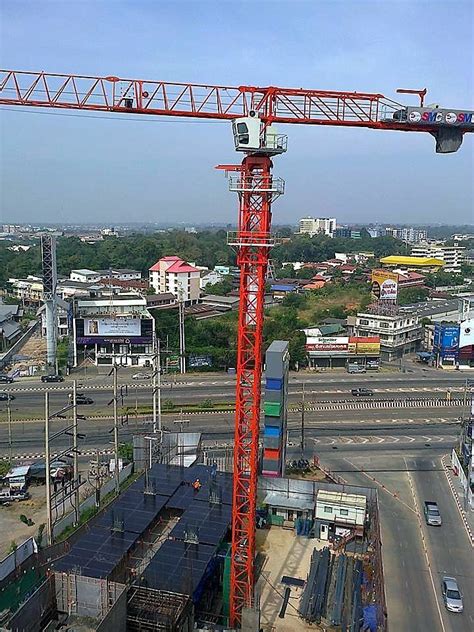 Sun Construction Topless Crane Tower Qtp China Max Ton Tip