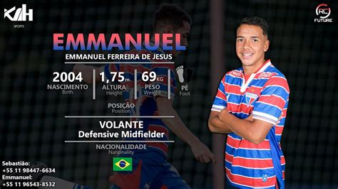 Emmanuel Volante Defensive Midfielder 2004 2023 YouTube