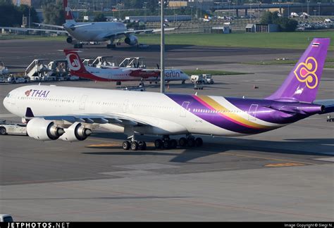 HS TND Airbus A340 642 Thai Airways International Siegi N