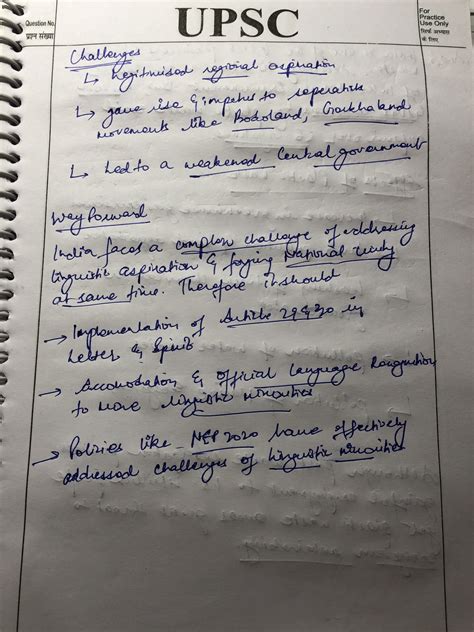 Q.1 Has the formation of linguistic states strengthened the cause of
