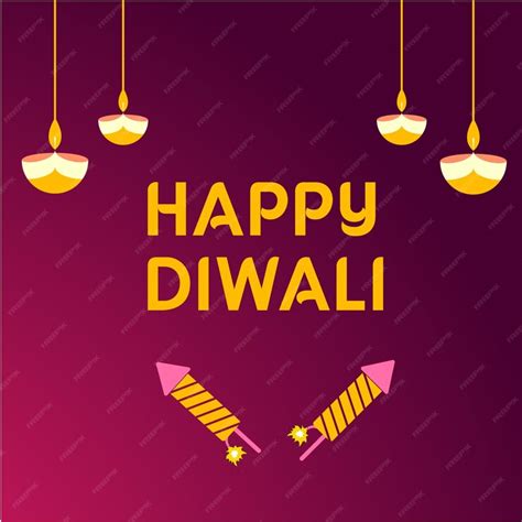 Premium Vector Happy Diwali Wishes Banner And Poster Vector Template