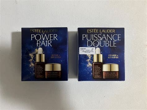 Estee Lauder Power Pair Repair And Brighten Mini Skincare Set Limited Edition Retail Price 84