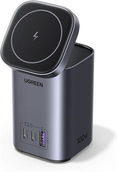 Amazon UGREEN 100W Charging Station 4 Port Qi2 Certified 15W