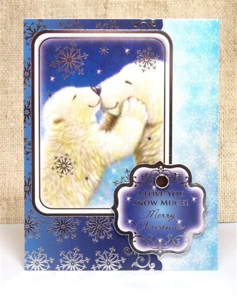 Polar Bear Chritmas Christmas Card Polar Bear Card Polar