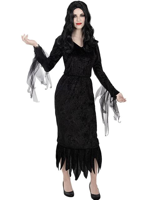 Disfraz De Morticia Addams Para Mujer La Familia Addams Funidelia