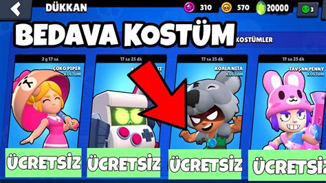 Bedava KostÜm Alma TaktİĞİ Brawl Stars Youtube