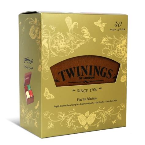 Buy Twinings Luxury Wooden Tea 4 x Compartment Display Box 78 g توصيل