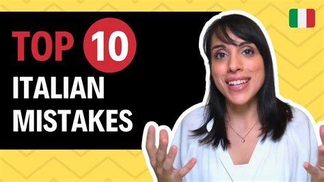 Top Italian Mistakes And How To Avoid Them From A Real Native