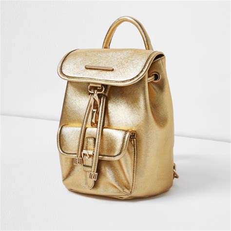 Lockme Backpack Mini Gold Paul Smith