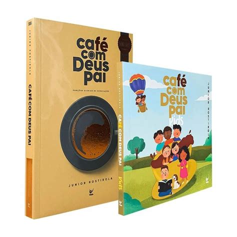 Compre e ganhe Livro Café Deus Pai Adulto Kids Junior Rostirola