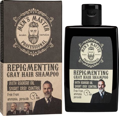 Men S Master Shampoing Repigmentant Cheveux Gris Pour Homme Soin