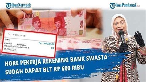 Blt Bpjs Ketenagakerjaan Rp Juta Tahun Kapan Cair Silakan Cek