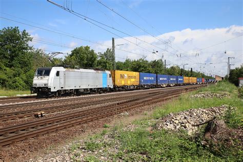 LINEAS 186 181 4 P O Containerzug Neudorf LINEAS 186 181 Flickr