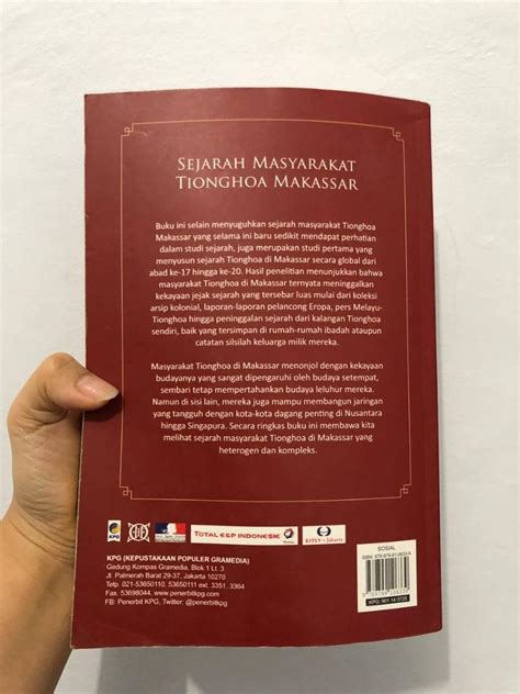 Preloved Buku Bekas Sejarah Masyarakat Tionghoa Makassar By Yerry