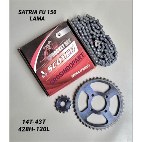 Jual Gear Gir Set Paket Satria Fu Lama Satria Fu Lama Carbu Fu