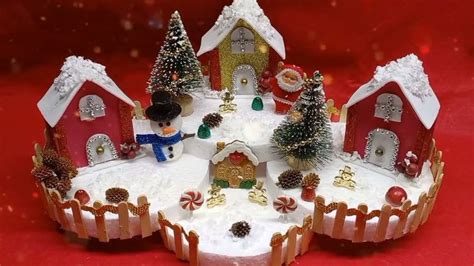 🌲LINDA VILLA NAVIDEÑA🌲 | Christmas decorations centerpiece, Pista shell crafts, Diy christmas ...