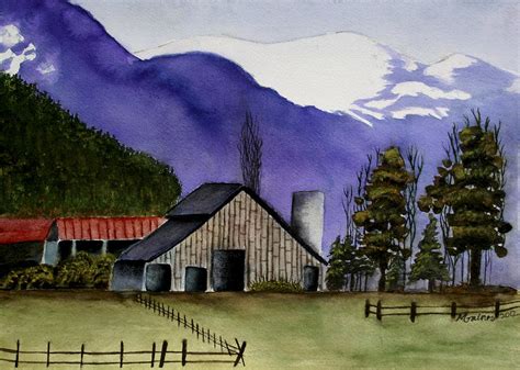 Watercolor Barn At Paintingvalley Explore Collection Of