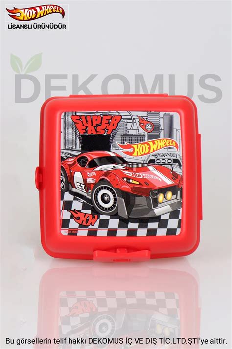 HOT WHEELS Dekomus Ile Yeni Sezon Lisanslı 2 Katlı Beslenme Kutusu