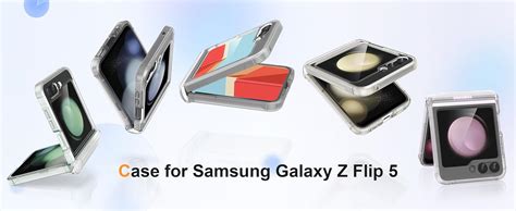 ORETECH Compatible With Samsung Galaxy Z Filp 5 Case Samsung Z Flip 5