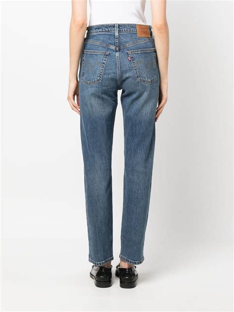 Levis 501 Cropped Jeans Farfetch