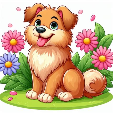 Premium Vector | Shepherd Dog Vector Cartoon illustration