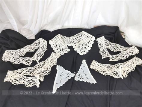 Lot De Cols Anciens Dentelle Et Broderies Le Grenier De Lisette