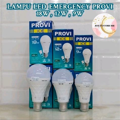 Jual Lampu Led Emergency Provi Ice Watt Shopee Indonesia